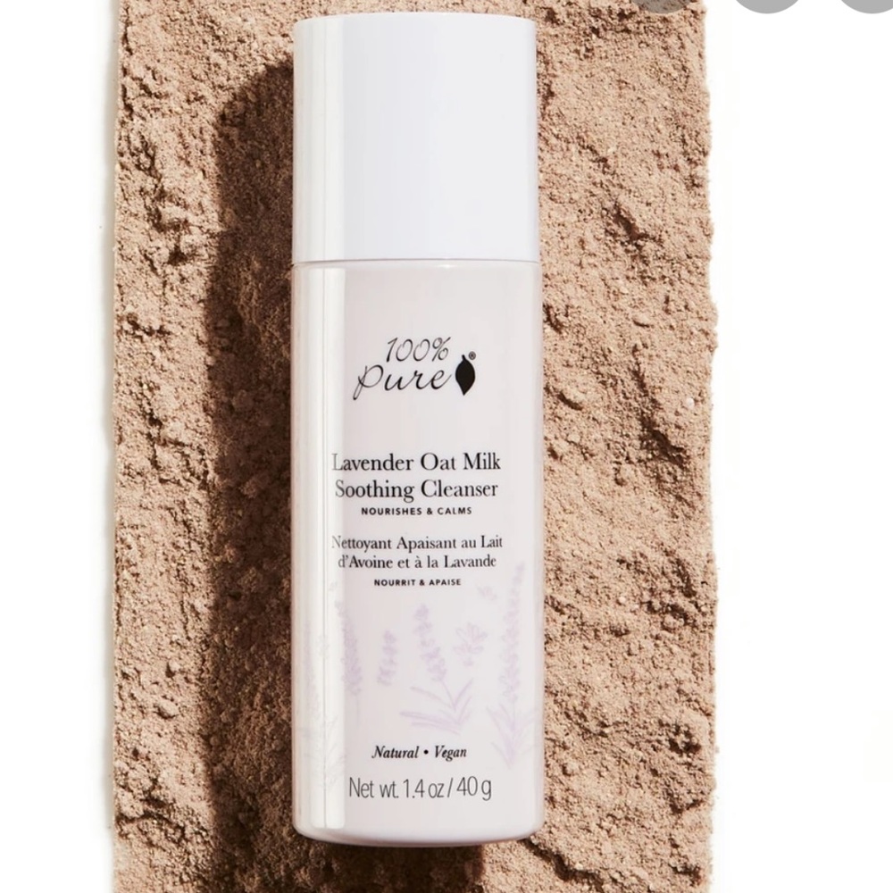 100% pure lavender milk soothing cleanser